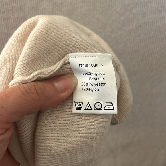 Princess Polly Barallen Long Sleeve Beige Knit Square Neck Side Slit Maxi Dress - Picture 11 of 13